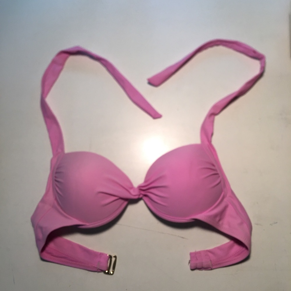 pink bikini top
